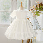 Vestido Infantil Branco Rendado