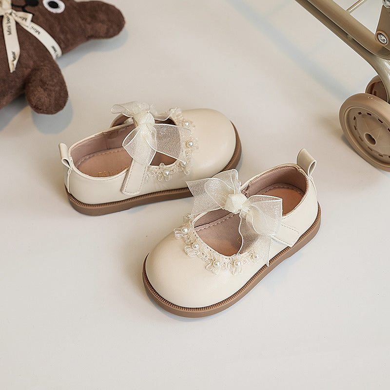Sapato Infantil Feminino Lacinho de Tule