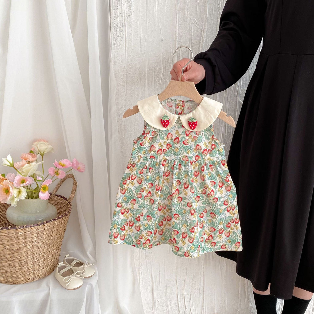 Vestido Infantil Moranguinhos