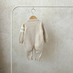 Macacão Infantil de Tricô Urso
