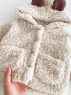 Casaco Infantil Plush Orelhinhas