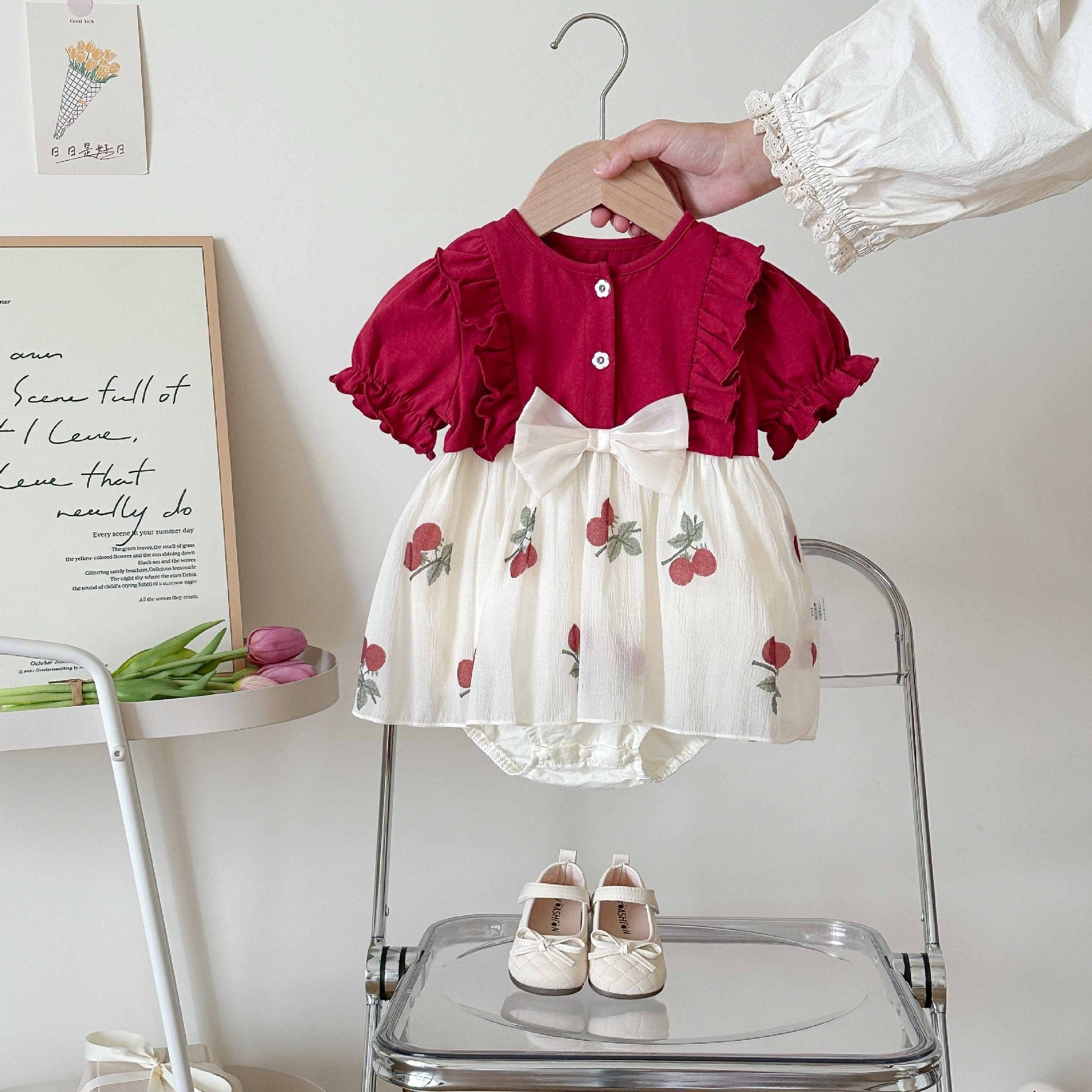 Body Infantil Feminino Frutinha Lacinho