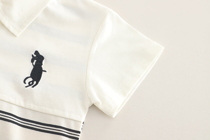 Conjunto Infantil Masculino Polo Lístras