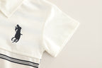 Conjunto Infantil Masculino Polo Lístras