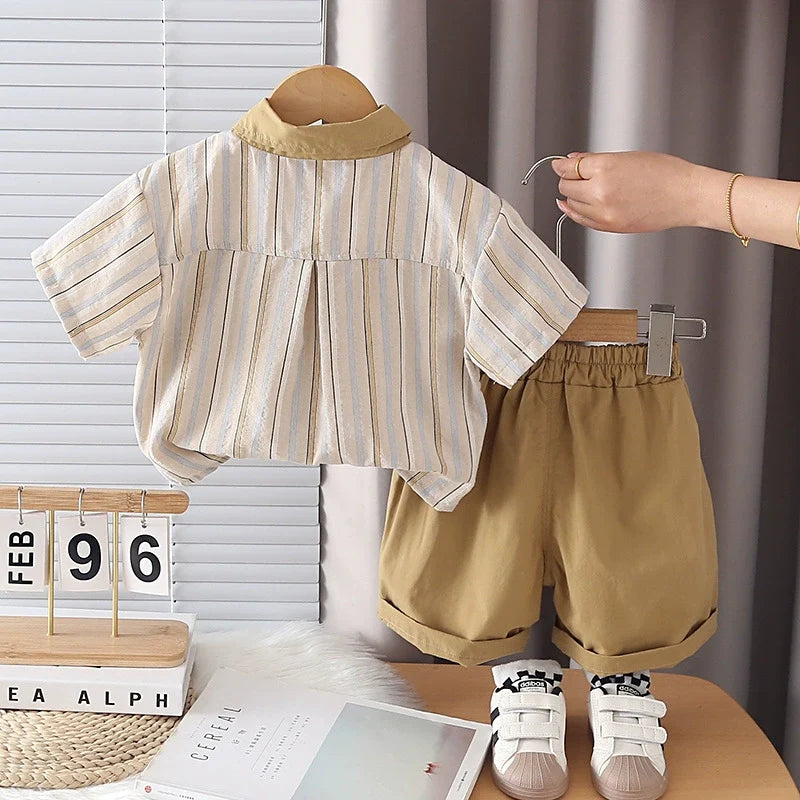 Conjunto Infantil Verão 3 Peças Bolsinho