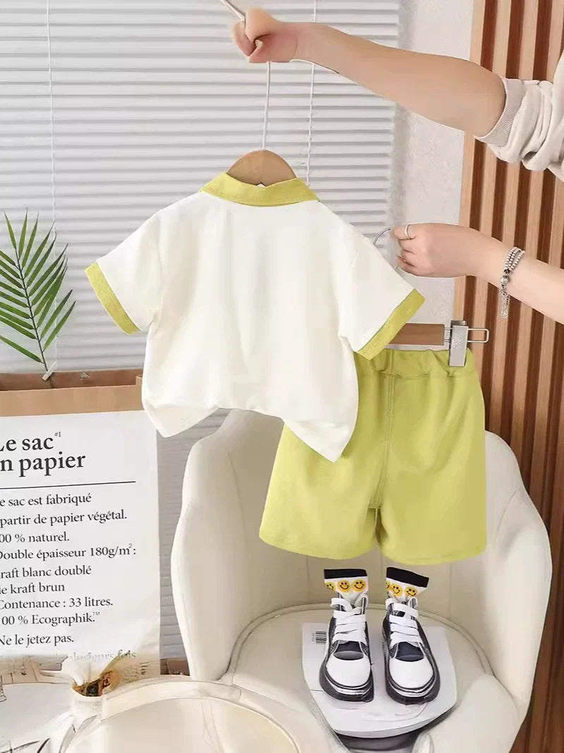 Conjunto Infantil Masculino Polo Ursinho
