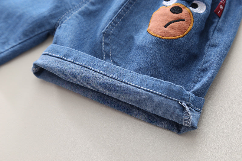 Conjunto Infantil Listras Ursinho
