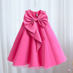 Vestido Infantil Elegante Laço