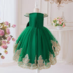 Vestido de Festa Infantil Renda e Laço
