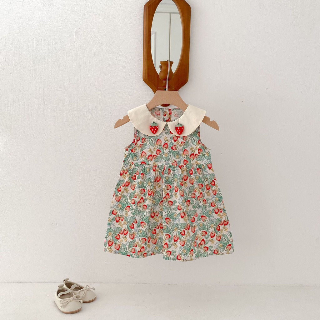 Vestido Infantil Moranguinhos