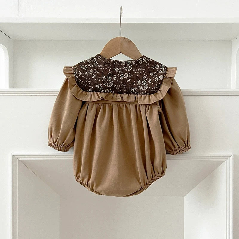 Body Infantil Feminino Golinha Floral