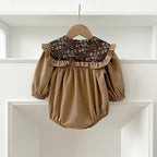 Body Infantil Feminino Golinha Floral