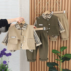 Conjunto Infantil Masculino 3 Peças Colete