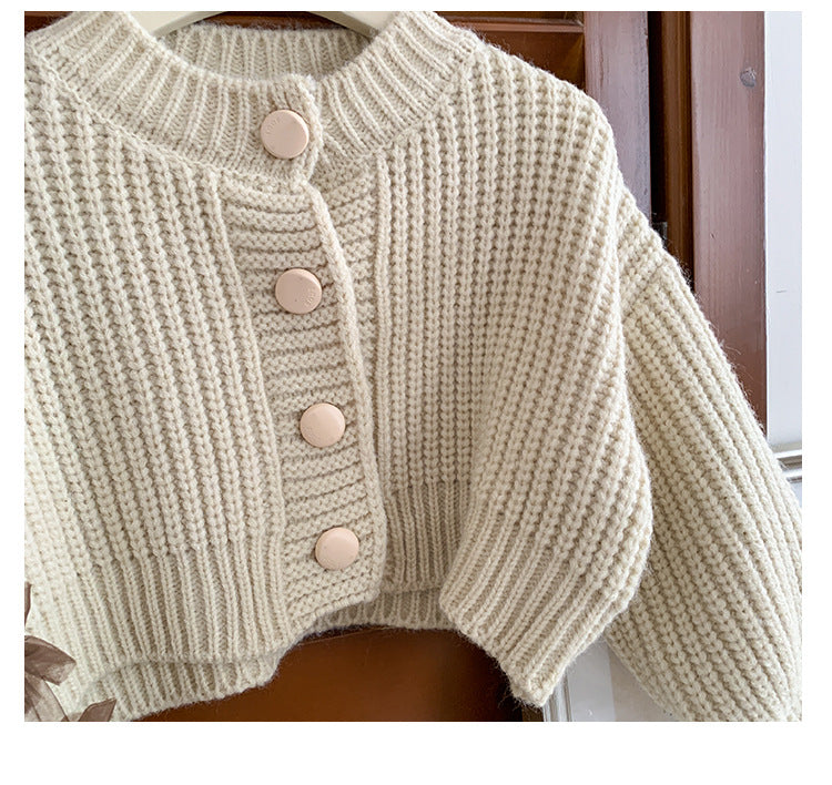 Conjunto Infantil Casaco + Vestido Tule