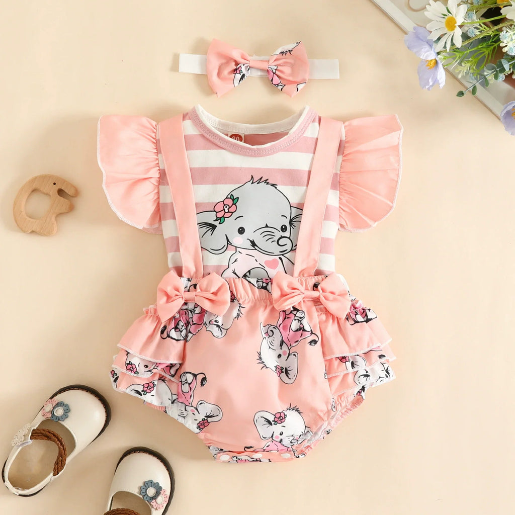 Body Infantil Elefantinhos