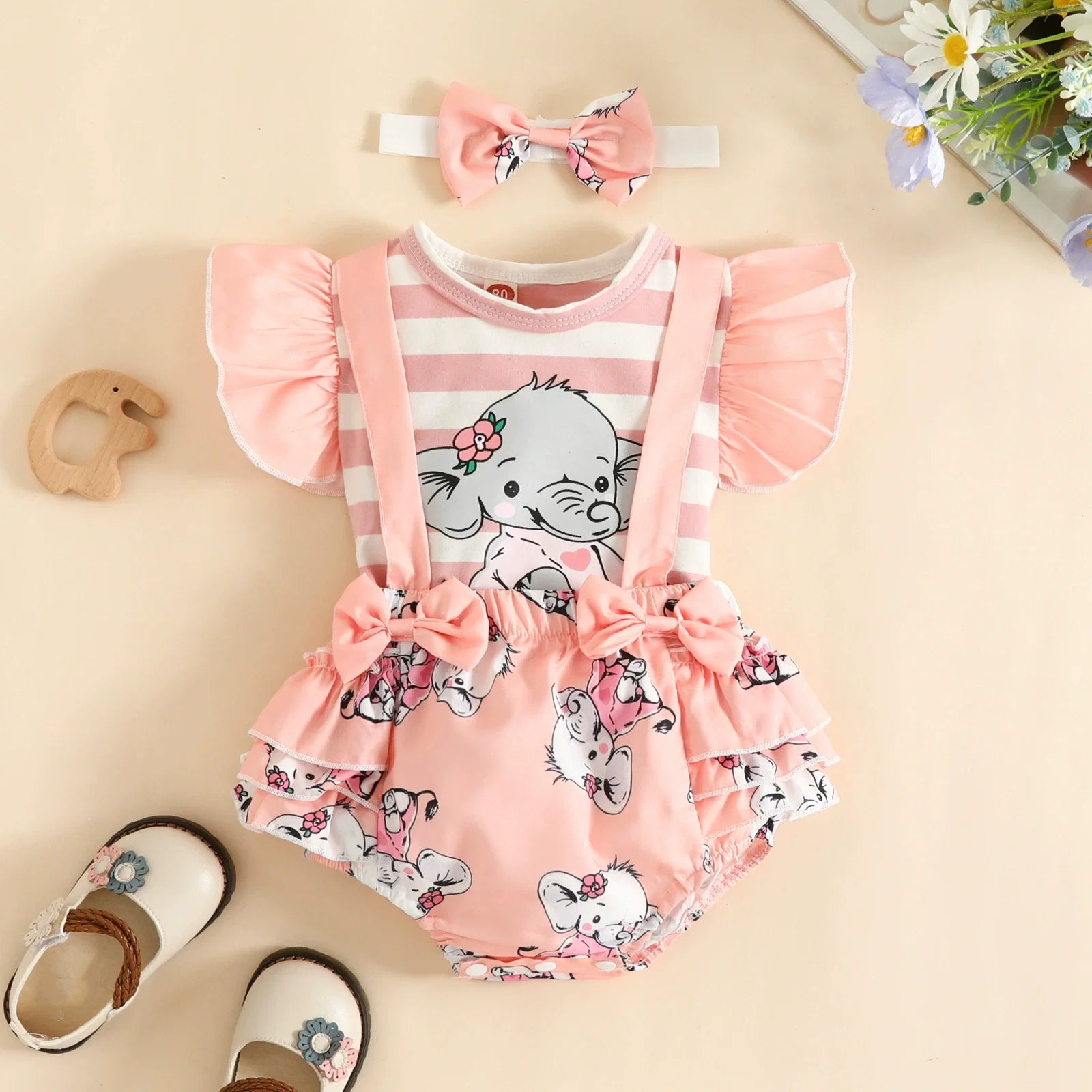 Body Infantil Elefantinhos