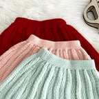 Conjunto Infantil Feminino Tricô Coelhinho