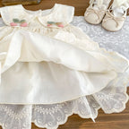 Vestido Infantil Verão Cerejinhas
