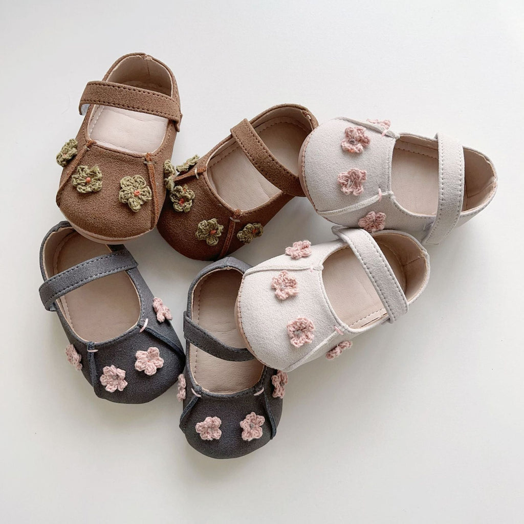 Sapato Infantil Feminino Florzinhas