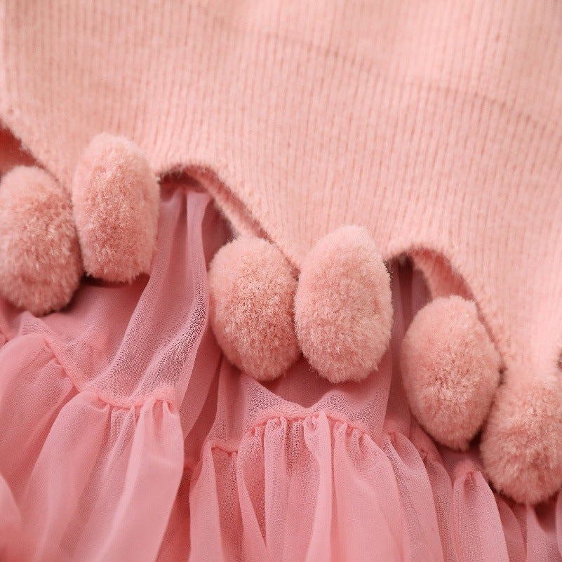 Conjunto Infantil Inverno Laço Brilhante