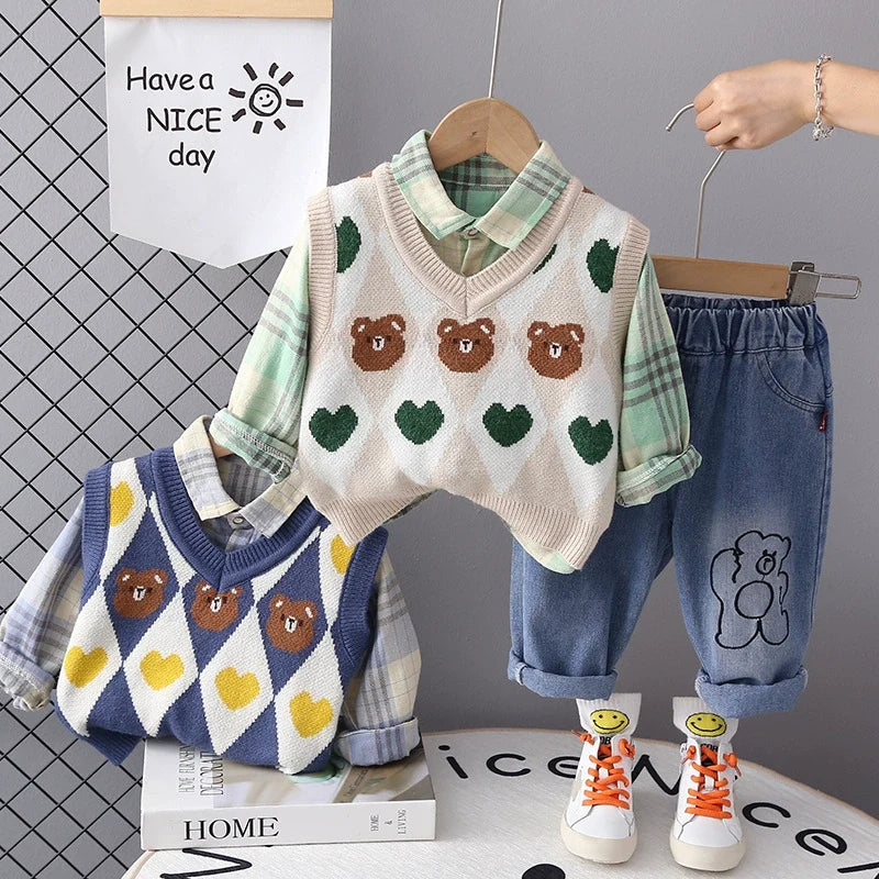 Conjunto Infantil 3 Peças Ursinho