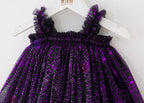 Vestido Infantil de Tule Hallowen