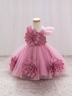 Vestido De Festa Infantil Flores