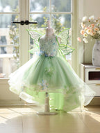Vestido de Festa Verde Asas
