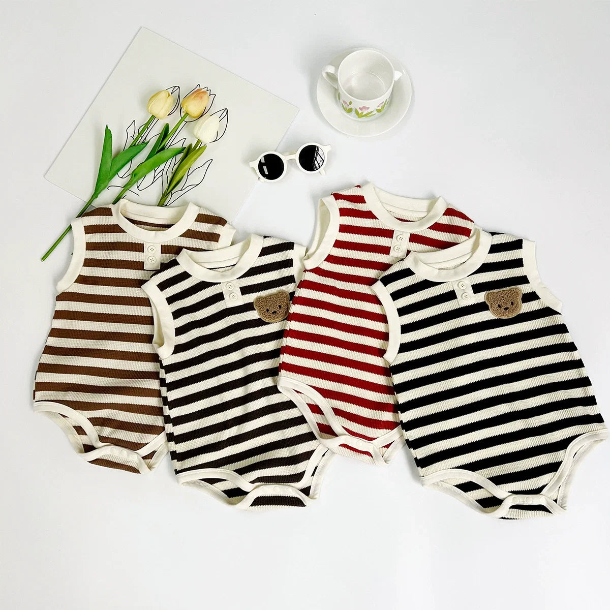 Body Infantil Lístras Ursinho