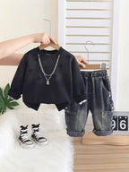 Conjunto Infantil Moderno e Jeans