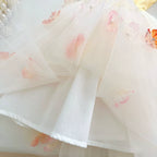 Vestido Infantil Tule com Flores