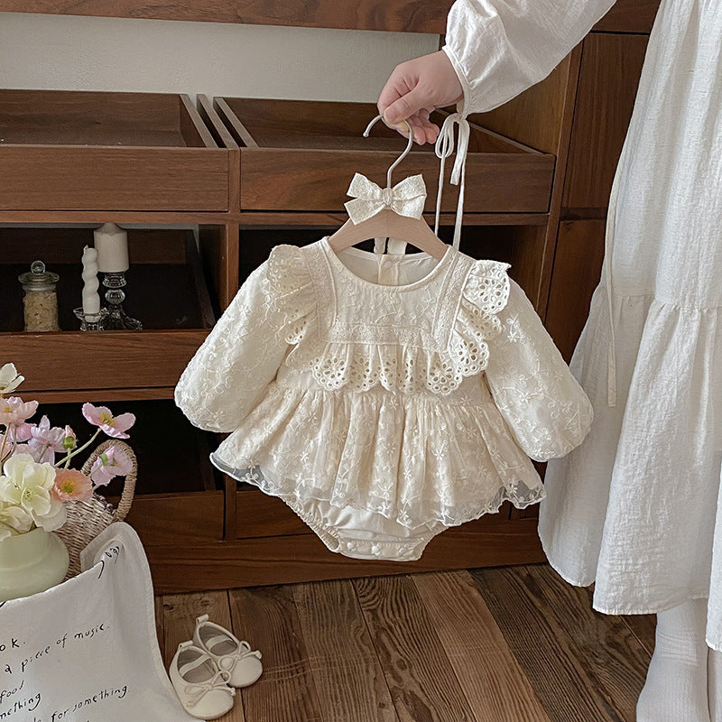 Body Infantil Feminino de Renda
