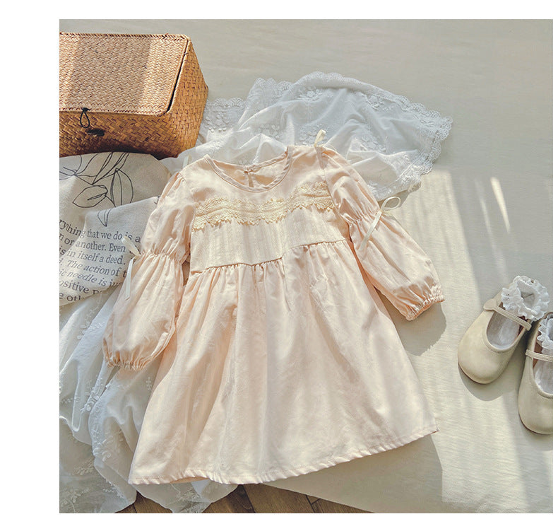Vestido Infantil Rendinha Lacinhos