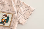 Conjunto Infantil Masculino Bolso Ursinho