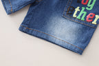 Conjunto Infantil Masculino Bichinhos e Jeans