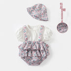 Body Infantil Feminino Floral