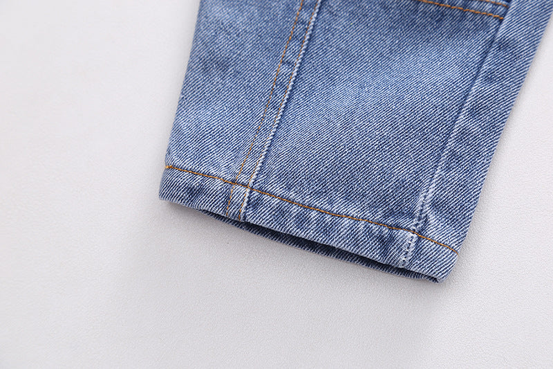 Conjunto Infantil Masculino 3 Peças com Colete de Tricô
