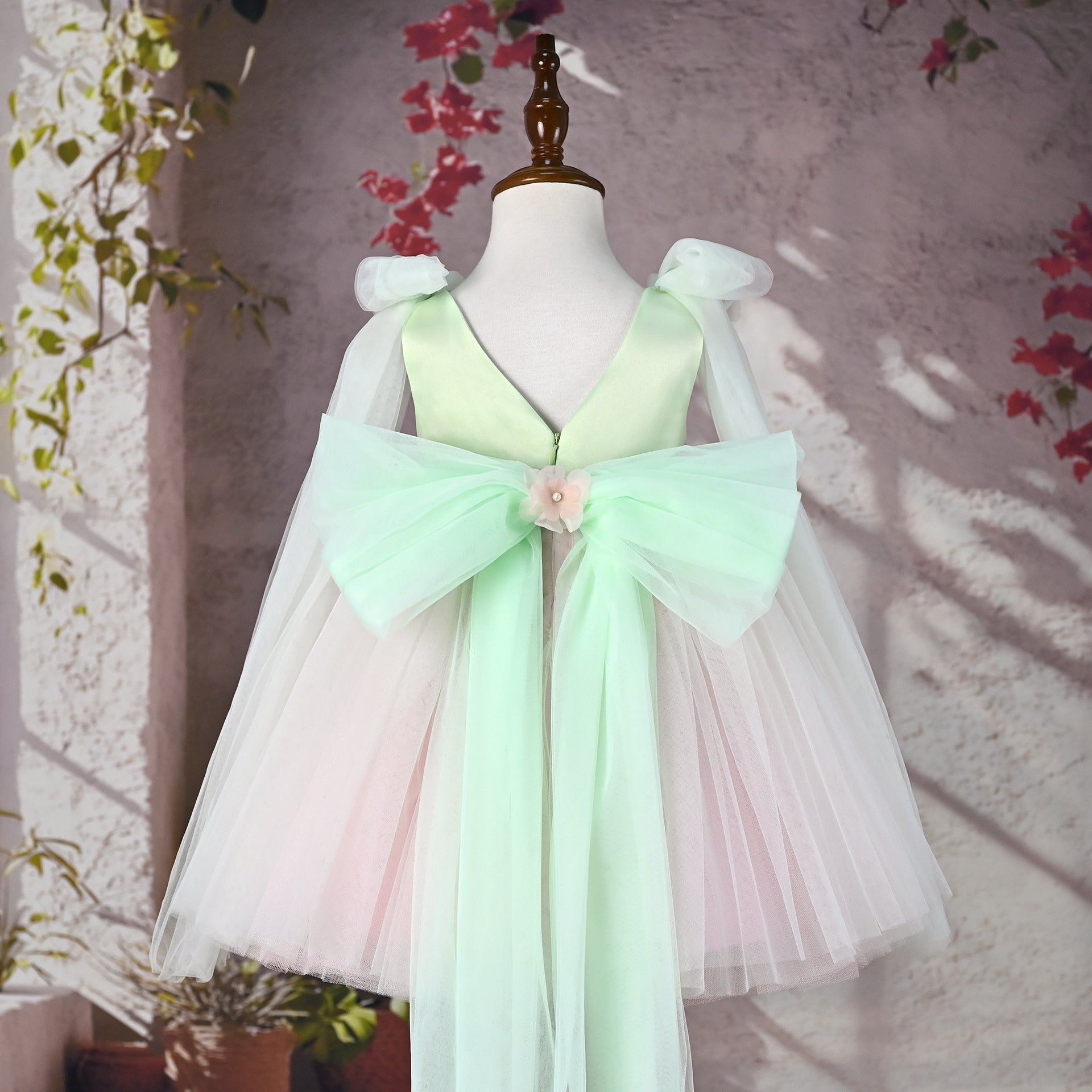 Vestido Infantil de Festa Florzinhas