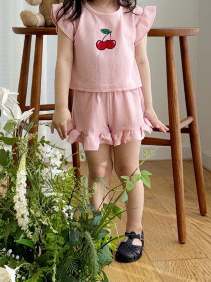 Conjunto Infantil Verão Cerejinha