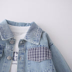 Conjunto Infantil Masculino Jeans 3 Peças