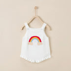 Body Infantil de Tricô Arco Irís