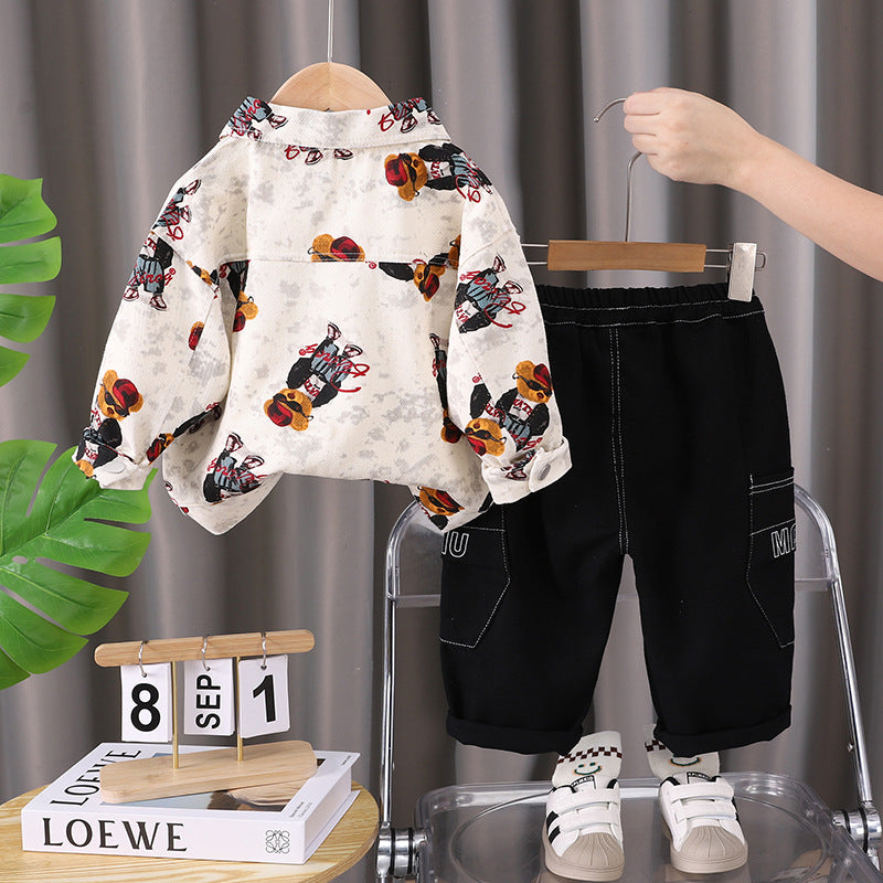 Conjunto Infantil Masculino Ursinhos 3 Peças