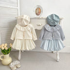Conjunto Infantil Feminino Casaquinho + Vestido Balone