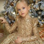 Vestido de Festa Lantejoulas Brilhante