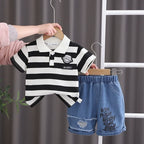 Conjunto Infantil Lístras e Jeans