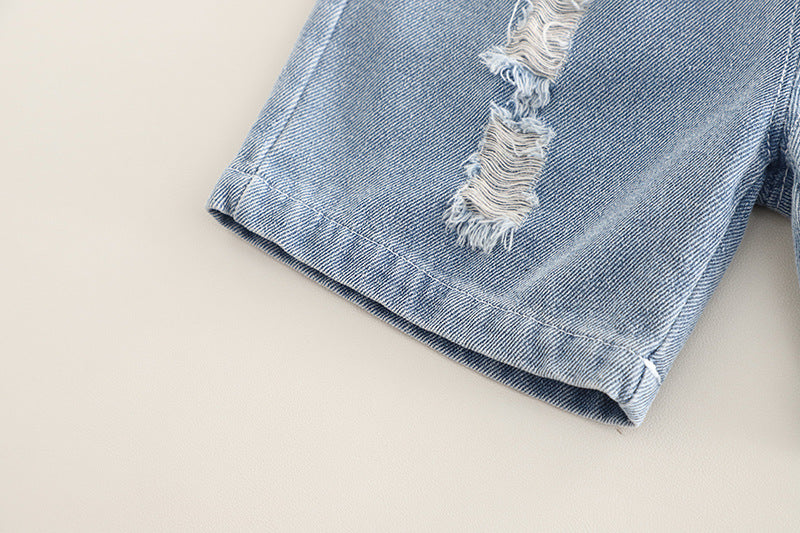 Conjunto Infantil Masculino T-Shirt e Jeans