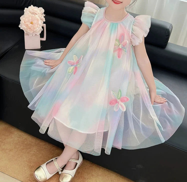 Vestido Infantil Colors Flores