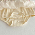 Body Infantil Feminino Florzinhas e Tule