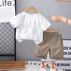 Conjunto Infantil Ursinho Bolsinhos