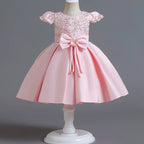 Vestido De Festa Pedrarias e Lacinho